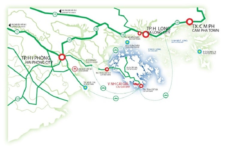 Vị trí Cát Bà Amatina